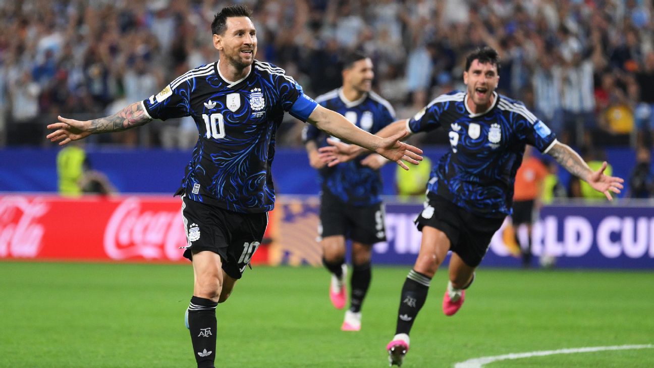 阿根廷无梅西仍取胜 但替补登场他依旧改写比赛